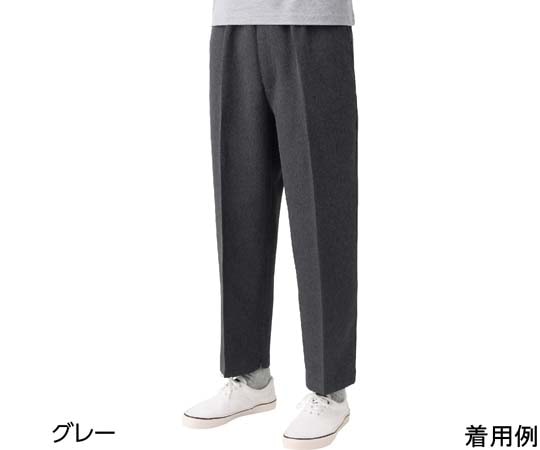 ケアファッション 裾ファスナーパンツ グレー M(紳士) 821200 1個(ご注文単位1個)【直送品】