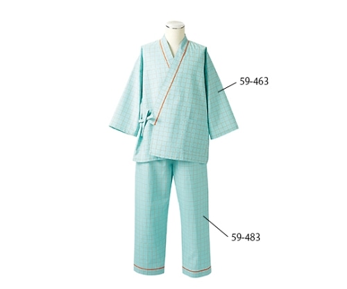住商モンブラン 患者衣（ズボン・男女兼用） 59-483 グリーン3L 59-483 3L 1枚（ご注文単位1枚）【直送品】