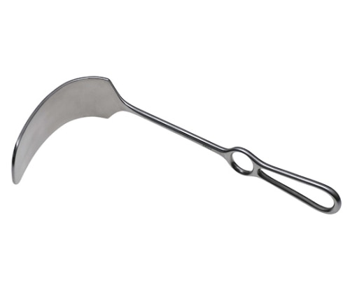日本フリッツメディコ ミクリッツ腹壁鈎 24cm 巾50×120mm R119-1477 1個(ご注文単位1個)【直送品】