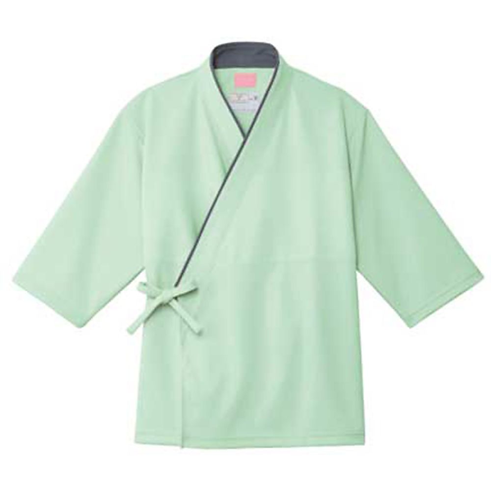 KIRAKU（トンボ） 検診用甚平 グリーン S（身丈65cm） CR848-37 S 1枚（ご注文単位1枚）【直送品】
