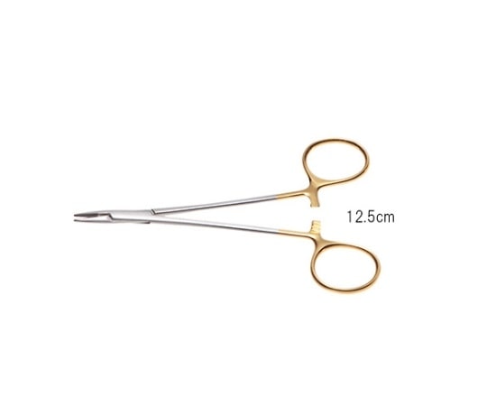日本フリッツメディコ T/C形成特殊持針器 12.5cm 0.2mmチップ EF-2113 1個（ご注文単位1個）【直送品】