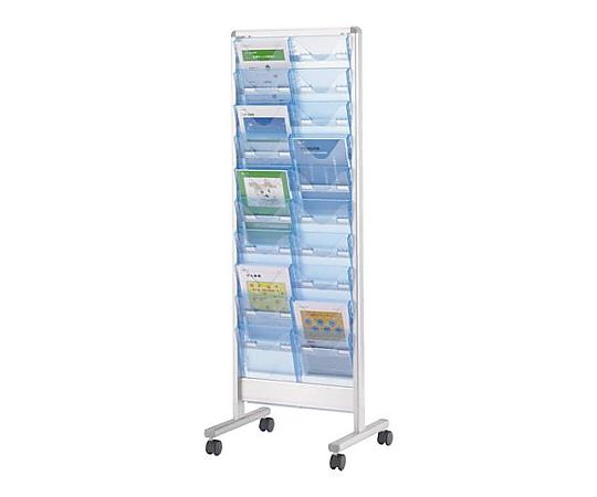 ライオン事務器 542x456x1556mm/2列10段 マガジンスタンド EA954LC-2 1個(ご注文単位1個)【直送品】