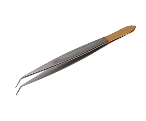 日本フリッツメディコ T/C内胸動脈剥離 ピンセット 19cm 0.3チップ付 直 A002-017T 1本(ご注文単位1本)【直送品】