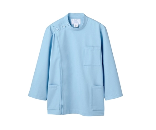住商モンブラン ケーシー メンズ 8分袖 サックス 72-703 3L 1枚（ご注文単位1枚）【直送品】