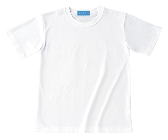 KAZEN 兼用ウォーターマジックTシャツ 白 LL 233-80 LL 1枚（ご注文単位1枚）【直送品】