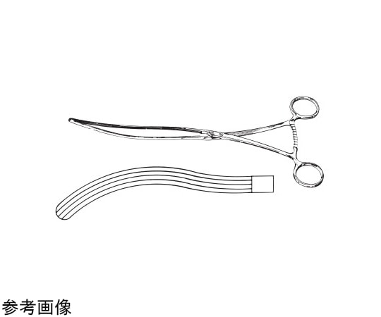 NAPOX 腸鉗子 反型 215mm C-33-215 1個（ご注文単位1個）【直送品】