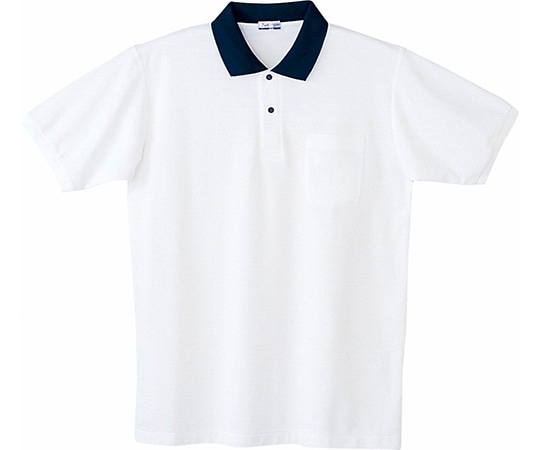 WHISEL（自重堂） 半袖ポロシャツ ホワイト LL 24444 1枚（ご注文単位1枚）【直送品】