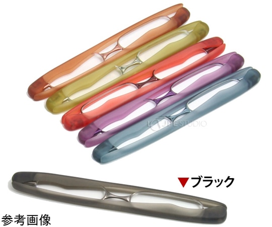 池田レンズ工業 老眼鏡 折りたたみ ポッドリーダー ブラック +1.5 SG-01BK 1個(ご注文単位1個)【直送品】