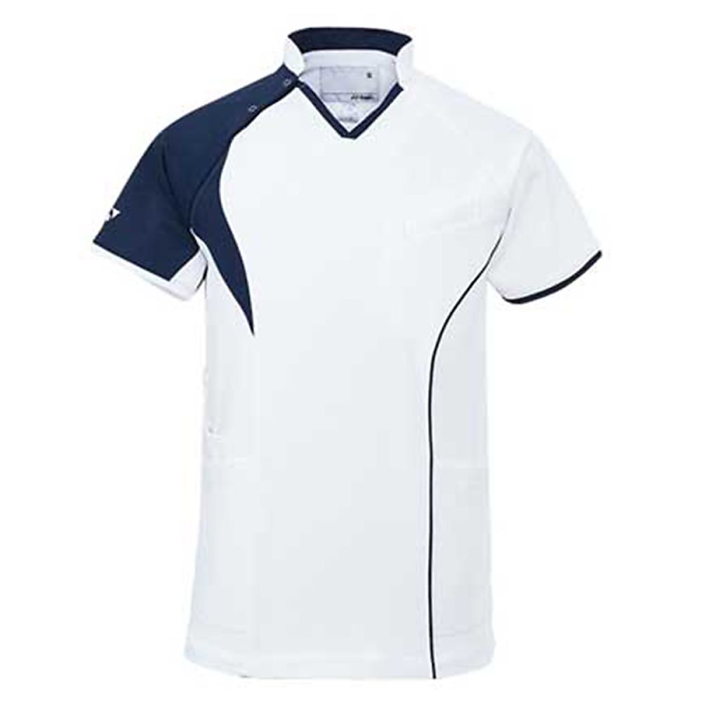 YONEX（トンボ） スクラブ ホワイト LL（身丈74cm） CY802-01 LL 1枚（ご注文単位1枚）【直送品】