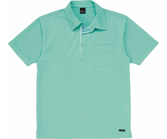 WHISEL（自重堂） 半袖ポロシャツ エメラルド LL 85214 1枚（ご注文単位1枚）【直送品】