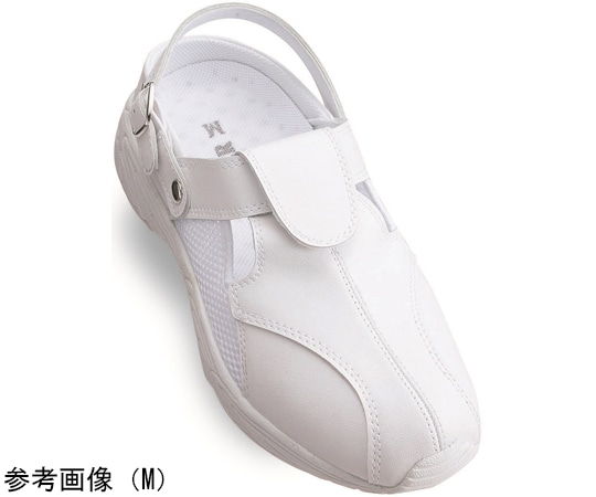 フォーク 2Wayナースクロッグ ホワイト M 928-1 1足(ご注文単位1足)【直送品】