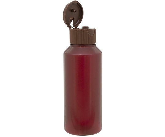金鵄製作所 NK茶投薬瓶 100mL ワンタッチキャップ(ブラウン:茶) 目盛印刷なし 1箱(200本入) B33A0-900BR 1箱(ご注文単位1箱)【直送品】