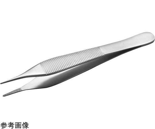 林刃物 アドソン鑷子(アドソンピンセット)有鈎 120mm 120-ASY 1個(ご注文単位1個)【直送品】