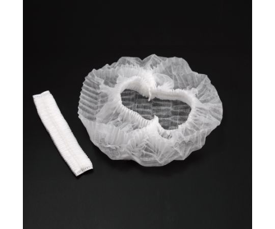 三和 不織布ヘアキャップ 2000個入 HS-2W 1箱（ご注文単位1箱）【直送品】