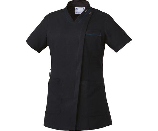 ミズノ スクラブ【女性用】 ブラック M MZ0217-C10 1枚（ご注文単位1枚）【直送品】