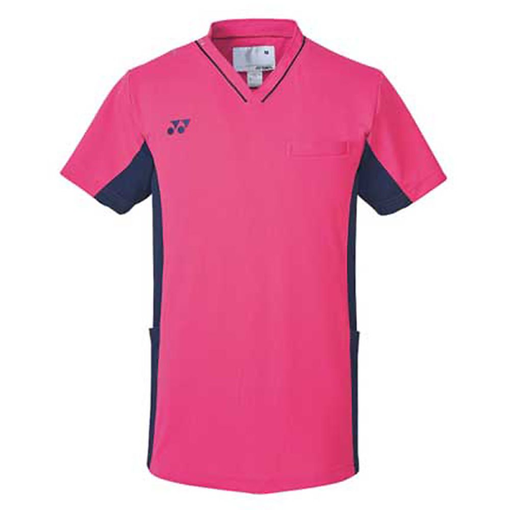 YONEX（トンボ） スクラブ チェリーピンク S（身丈68cm） CY800-14 S 1枚（ご注文単位1枚）【直送品】