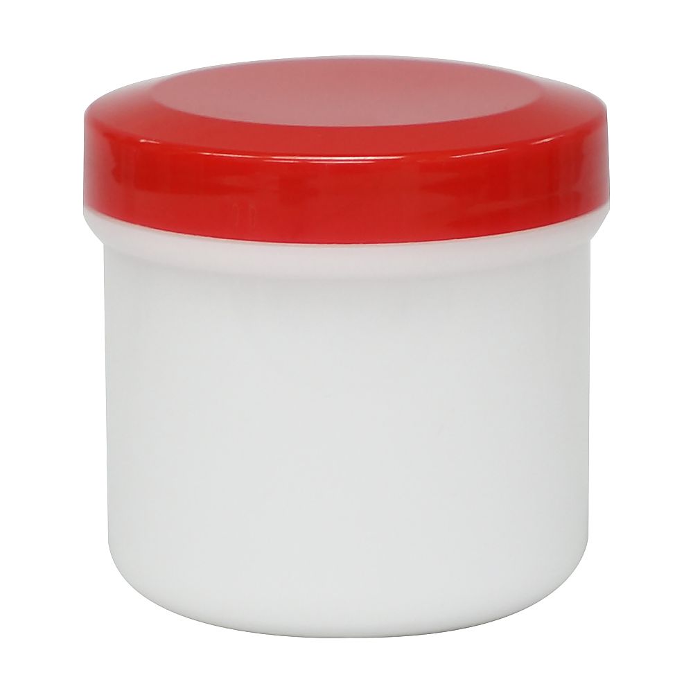 金鵄製作所 軟膏壷(軟膏容器・定量タイプ)100mL 赤 20個 AT100F-02 1袋(ご注文単位1袋)【直送品】