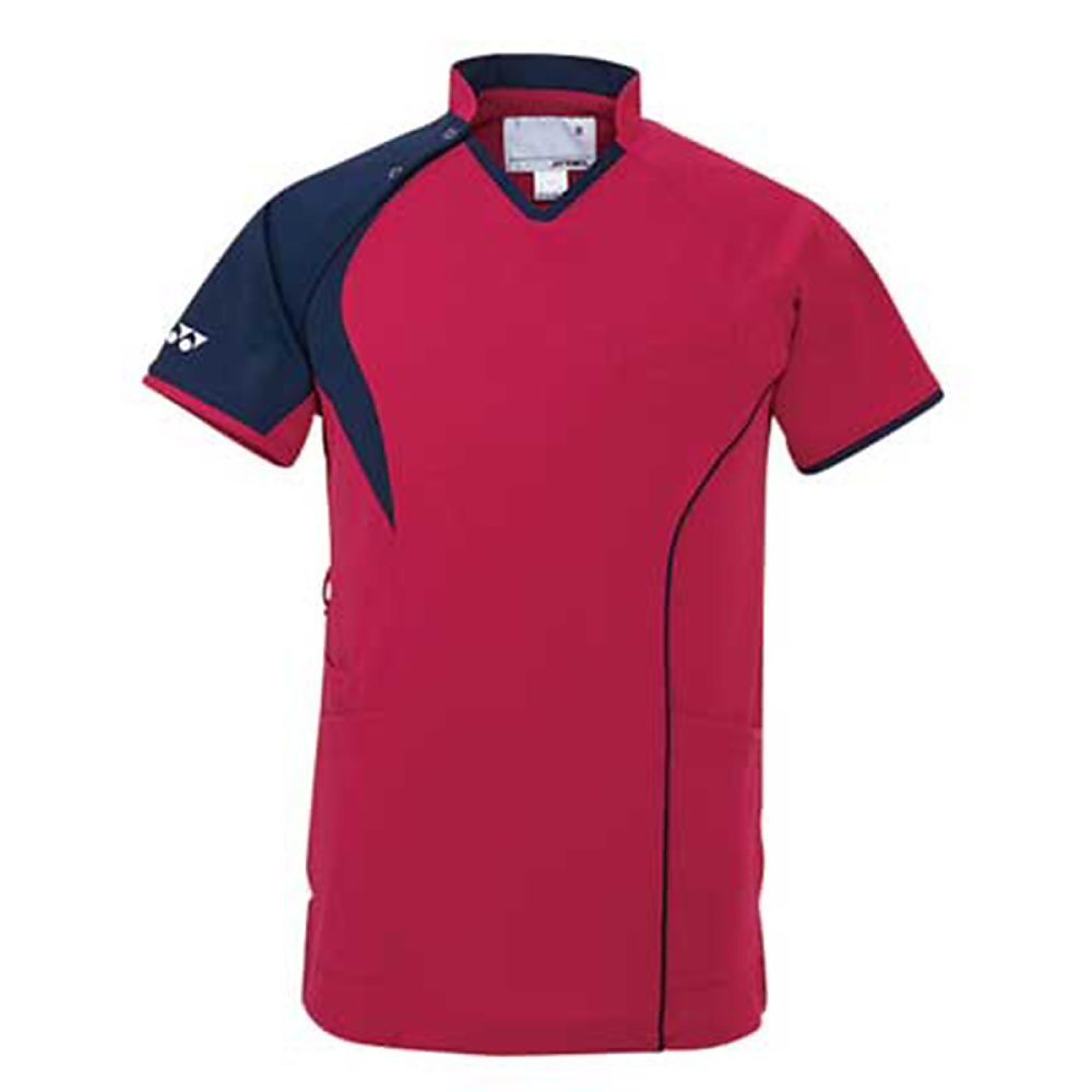 YONEX(トンボ) スクラブ バーガンディー LL(身丈74cm) CY802-16 LL 1枚(ご注文単位1枚)【直送品】