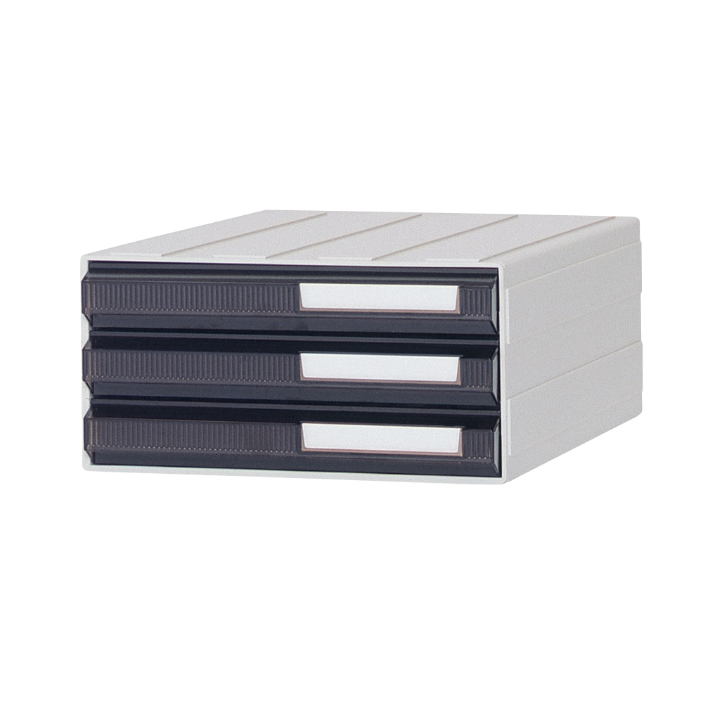 サカセ カセッター A4タイプ(引出3段)アンバー HA4-003 1個(ご注文単位1個)【直送品】