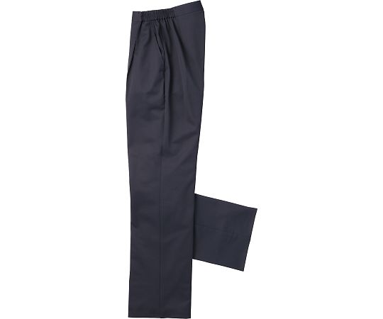 KAZEN レディススラックス ネイビー LL 163-28 LL 1枚(ご注文単位1枚)【直送品】