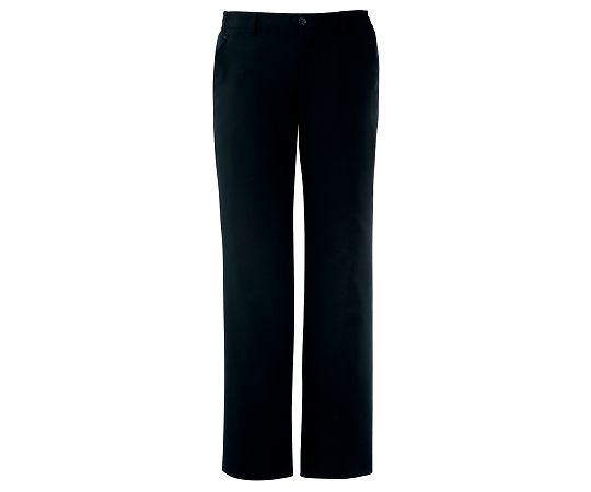 KAZEN チノパン(男女兼用) 黒 L APK600-5 L 1枚(ご注文単位1枚)【直送品】