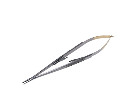 日本フリッツメディコ T/Cジャコブソンバスキュラー持針器 20cm 0.3チップ付 C004-020A 1個（ご注文単位1個）【直送品】