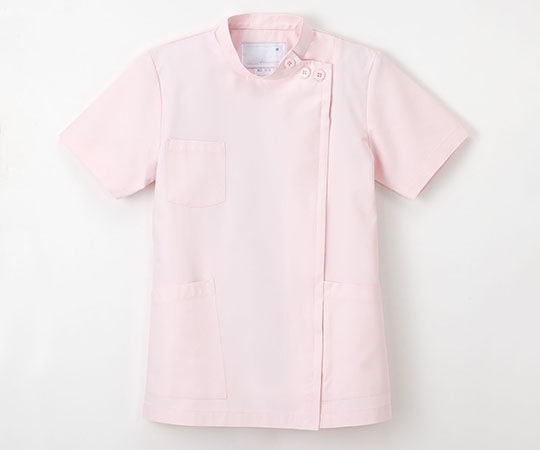 ナガイレーベン 女子横掛半袖 ピンク S KES5172 1枚（ご注文単位1枚）【直送品】