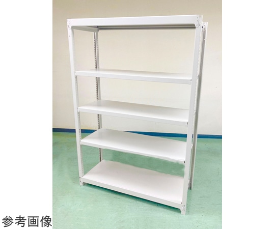 明興関包スチール 中軽量ボルトレスラック らくらくラック 増連 H1800×W900×D600mm 天地5段増連 SR20-6360-5R 1組（ご注文単位1組）【直送品】