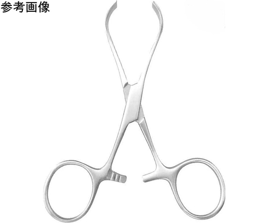 アズワン ウェック型布鉗子 10.0cm 0-130-10 1本（ご注文単位1本）【直送品】