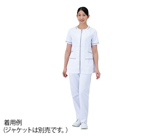 サンアロー レディスパンツ ホワイト 3L 844-40 3L 1枚（ご注文単位1枚）【直送品】