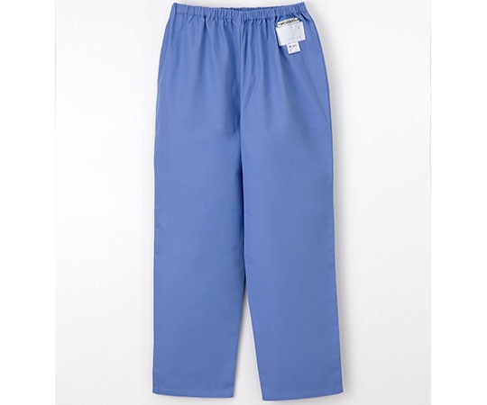 ナガイレーベン 手術衣（女子スラックス） ブルー L NR8623 1着（ご注文単位1着）【直送品】