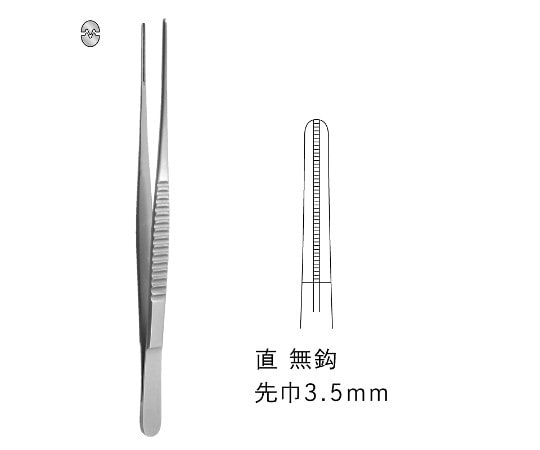 ジェイ・シー・ティ ドベーキー血管鑷子 JC02-2212 1個(ご注文単位1個)【直送品】