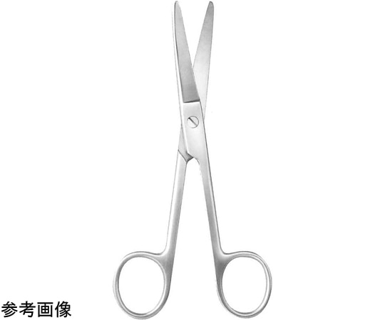 アズワン 外科剪刀 直 両側鈍 0-000-14 1本(ご注文単位1本)【直送品】