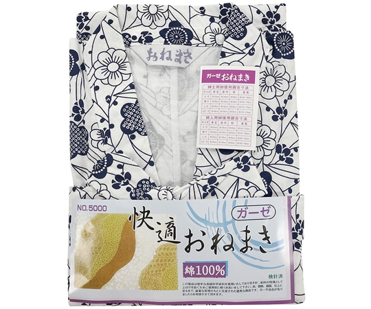 竹虎 快適ガーゼおねまき 女 M 台紙あり 091366 1枚(ご注文単位1枚)【直送品】