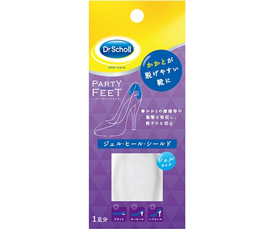 Scholl's Wellness Company ドクターショール パーティーフィート ジェル・ヒール・シールド（かかと用）  1足（ご注文単位1足）【直送品】