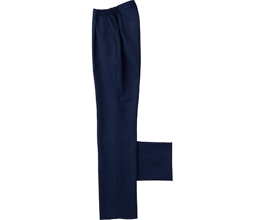 KAZEN レディススラックス ネイビー 4L 192-28 4L 1枚（ご注文単位1枚）【直送品】