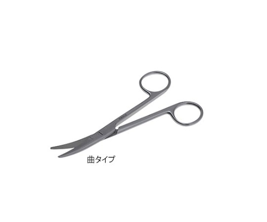 日本フリッツメディコ メーヨ剪刀 17cm 曲 B023-0337 1個(ご注文単位1個)【直送品】