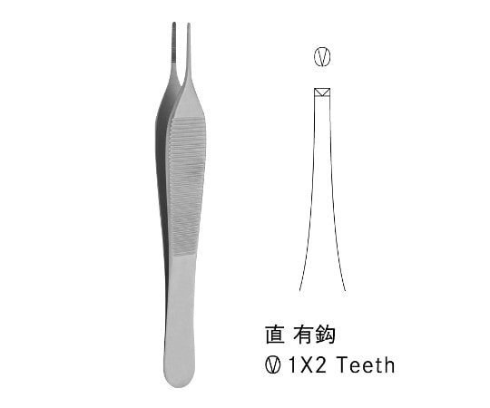 ジェイ・シー・ティ アドソン鑷子 JC01-0601 1個(ご注文単位1個)【直送品】