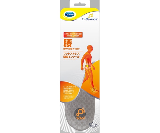 Scholl's Wellness Company ドクターショール インバランス フットストレス吸収インソール 腰 S-Mサイズ  1足（ご注文単位1足）【直送品】