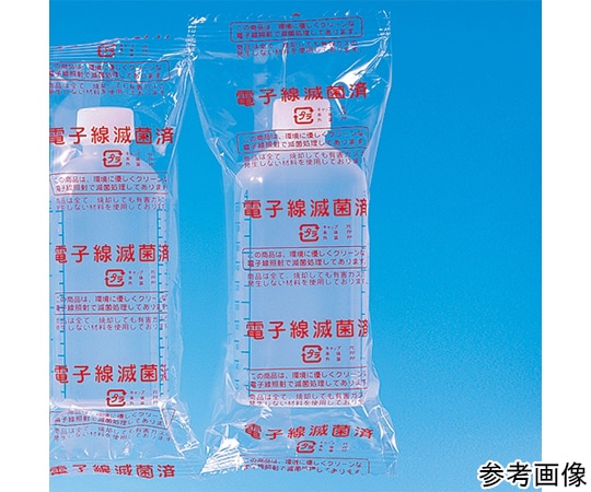 シンリョウ 滅菌済 プリント目盛瓶 青目盛 200mL 80本入 117050 1箱（ご注文単位1箱）【直送品】