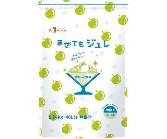 フードケア まぜてもジュレ 青りんご風味大袋 4袋入 1箱※軽 (ご注文単位1箱)【直送品】