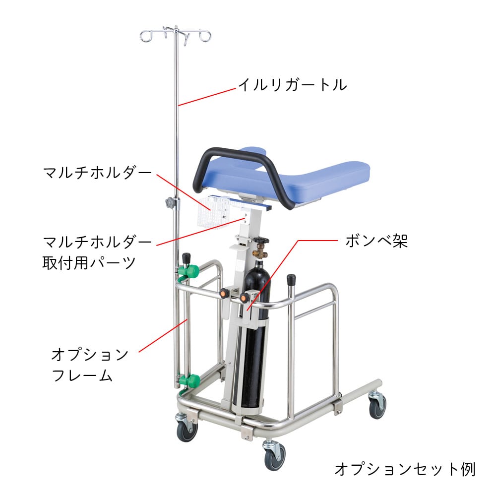 ナビス(アズワン) 歩行補助器(トール・ICUタイプ)用イルリガートル 1個(ご注文単位1個)【直送品】