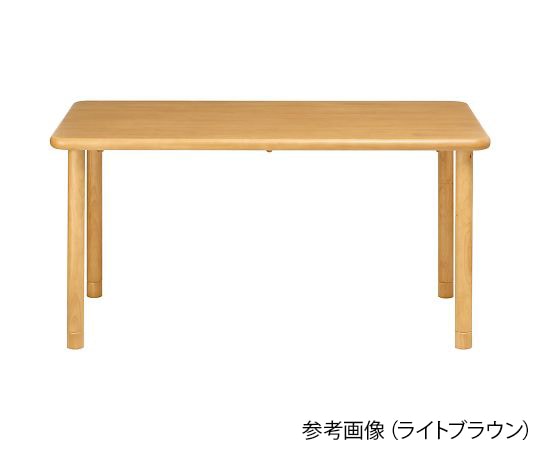 貞苅椅子製作所 天然木テーブル ブラウン 長方形 4人掛け A脚 TS1-K15090 BR 1台（ご注文単位1台）【直送品】