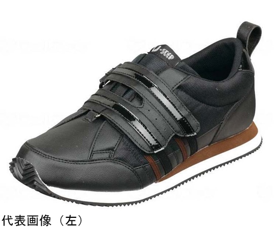 ムーンスター Vステップ06 ブラック 28.0cm 06 1足（ご注文単位1足）【直送品】