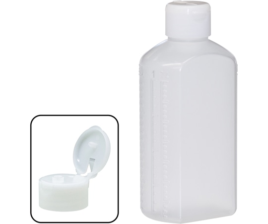 金鵄製作所 マーカー投薬瓶 200mL ワンタッチキャップ(ホワイト:白)1箱(60本入) B35C0-00000 1箱(ご注文単位1箱)【直送品】