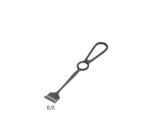 日本フリッツメディコ 爪鋭鈎 フォルクマン 22cm 6爪 R100-1345 1個(ご注文単位1個)【直送品】