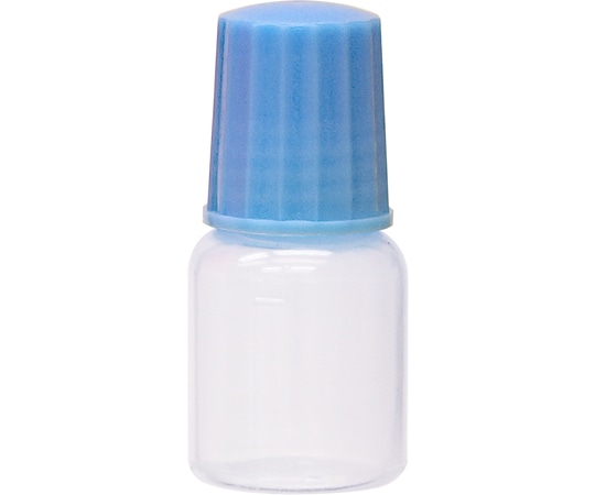 金鵄製作所 プロ点眼 5mL 白短型 青フタ 100個入 D0010-010BL 1袋(ご注文単位1袋)【直送品】