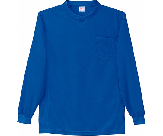 WHISEL（自重堂） 長袖Tシャツ ロイヤル ブルー M 47674 1枚（ご注文単位1枚）【直送品】