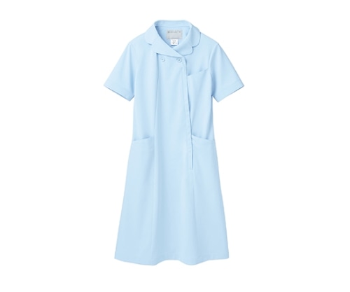 住商モンブラン ナースワンピース 半袖 サックス 73-1776 LL 1枚（ご注文単位1枚）【直送品】