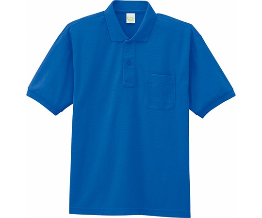 WHISEL（自重堂） 半袖ポロシャツ ブルー SS 85254 1枚（ご注文単位1枚）【直送品】